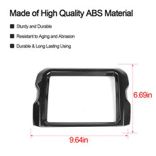 For 2018–2023 Jeep Wrangler JL, JLU & Gladiator JT Rubicon Screen Navigation Bezel Cover Trim – Center Display Accent Frame RT-TCZ