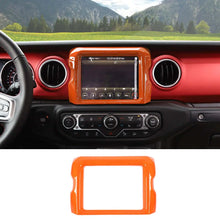 For 2018–2023 Jeep Wrangler JL, JLU & Gladiator JT Rubicon Screen Navigation Bezel Cover Trim – Center Display Accent Frame RT-TCZ