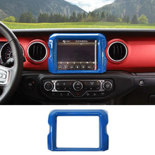 For 2018–2023 Jeep Wrangler JL, JLU & Gladiator JT Rubicon Screen Navigation Bezel Cover Trim – Center Display Accent Frame RT-TCZ
