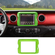 For 2018–2023 Jeep Wrangler JL, JLU & Gladiator JT Rubicon Screen Navigation Bezel Cover Trim – Center Display Accent Frame RT-TCZ