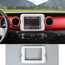For 2018–2023 Jeep Wrangler JL, JLU & Gladiator JT Rubicon Screen Navigation Bezel Cover Trim – Center Display Accent Frame RT-TCZ