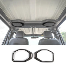 For 2018–2023 Jeep Wrangler JL, JLU & Gladiator JT Top Roof Speaker Ring Trim Cover – Interior Accent RT-TCZ