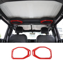 For 2018–2023 Jeep Wrangler JL, JLU & Gladiator JT Top Roof Speaker Ring Trim Cover – Interior Accent RT-TCZ