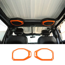 For 2018–2023 Jeep Wrangler JL, JLU & Gladiator JT Top Roof Speaker Ring Trim Cover – Interior Accent RT-TCZ