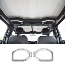 For 2018–2023 Jeep Wrangler JL, JLU & Gladiator JT Top Roof Speaker Ring Trim Cover – Interior Accent RT-TCZ