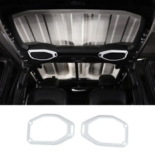 For 2018–2023 Jeep Wrangler JL, JLU & Gladiator JT Top Roof Speaker Ring Trim Cover – Interior Accent RT-TCZ