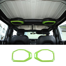 For 2018–2023 Jeep Wrangler JL, JLU & Gladiator JT Top Roof Speaker Ring Trim Cover – Interior Accent RT-TCZ