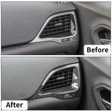 For 2019+ Jeep Cherokee Dashboard Side & Rear Air Vent Outlet Cover Trim Bezels RT-TCZ