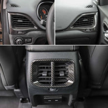 For 2019+ Jeep Cherokee Dashboard Side & Rear Air Vent Outlet Cover Trim Bezels RT-TCZ