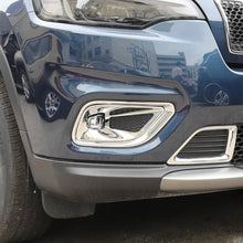 For 2019+ Jeep Cherokee Front Fog Lamp Light Bezels Trim RT-TCZ