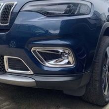 For 2019+ Jeep Cherokee Front Fog Lamp Light Bezels Trim RT-TCZ