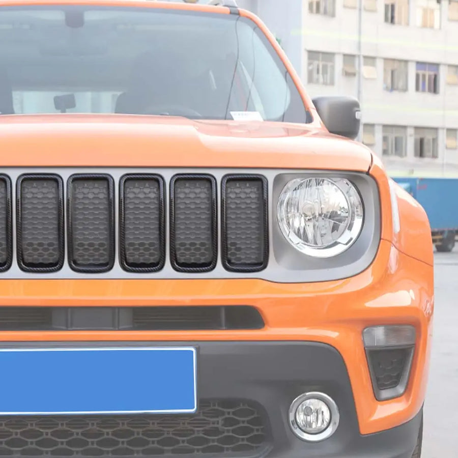RT-TCZ Front Grille Inserts Cover Trim Kit for 2019+ Jeep Renegade
