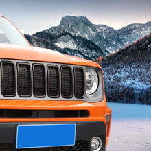 For 2019+ Jeep Renegade Front Grille Inserts Cover Trim Kit RT-TCZ