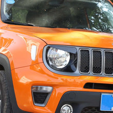 For 2019+ Jeep Renegade Headlight Bezels Angry Eyes Head Lamp Ring Trim Bezels RT-TCZ