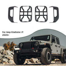 For 2020+ Gladiator JT Exterior Taillight Rear Lamp Protection Guard Trim Black RT-TCZ