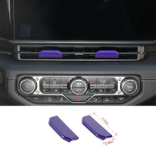 For 2024+ Jeep Wrangler JL/Gladiator JT Central Air Vent Outlet Adjust Cover Trim Decors RT-TCZ