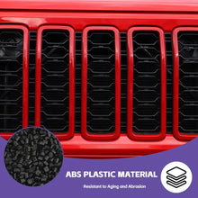 For 2024+ Jeep Wrangler JL/Gladiator JT Grille Insert+Front Headlight Bezels+ Center Mesh Trim Piece RT-TCZ