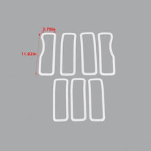 For 2024+ Jeep Wrangler JL & Gladiator JT Front Grille Inserts Frame Ring Trim Cover RT-TCZ