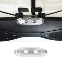 For 2024+ Jeep Wrangler JL & Gladiator JT Roof Middle Reading Light Lamp Panel Trim RT-TCZ