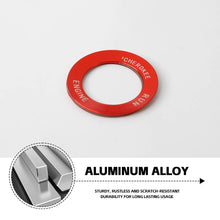 For Jeep 14+ Cherokee/ 2014-2021 Grand Cherokee WK2 Engine Start Stop Button Ring & Cap Cover Trim RT-TCZ