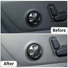 For Jeep 2011-2021 Grand Cherokee/ 2014+ Cherokee Seat Lumbar Support Adjust Button Cover Trim RT-TCZ