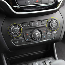 For Jeep 2014-2021 Grand Cherokee/ 2014+ Cherokee Interior Audio Switch Button Cover Trim Ring RT-TCZ