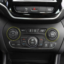 For Jeep 2014-2021 Grand Cherokee/ 2014+ Cherokee Interior Audio Switch Button Cover Trim Ring RT-TCZ