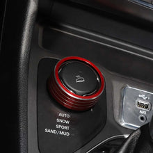 For Jeep 2015+ Renegade/ 2014+ Cherokee/ 2017-2020 Compass Four-wheel Drive 4WD Switch Knob Trim Ring RT-TCZ