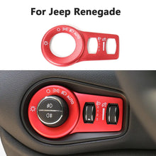 For Jeep 2015+ Renegade & 2014+ Cherokee Headlight Switch Trim Frame RT-TCZ