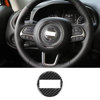 For Jeep Renegade 16+/ Grand Cherokee 11-21/ Cherokee14+/ Wrangler JK 11-18 Steering Wheel Center Trim Cover RT-TCZ