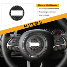 For Jeep Renegade 16+/ Grand Cherokee 11-21/ Cherokee14+/ Wrangler JK 11-18 Steering Wheel Center Trim Cover RT-TCZ