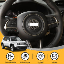 For Jeep Renegade 16+/ Grand Cherokee 11-21/ Cherokee14+/ Wrangler JK 11-18 Steering Wheel Center Trim Cover RT-TCZ