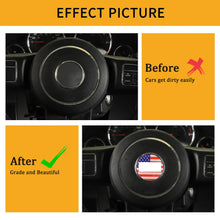 For Jeep Renegade 2016+/ Gland Cherokee 11-20/ Cherokee14+/ Wrangler JK 11-18 Steering Wheel Center Trim Cover American Flag RT-TCZ