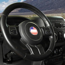 For Jeep Renegade 2016+/ Gland Cherokee 11-20/ Cherokee14+/ Wrangler JK 11-18 Steering Wheel Center Trim Cover American Flag RT-TCZ