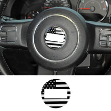 For Jeep Renegade 2016+/ Gland Cherokee 11-20/ Cherokee14+/ Wrangler JK 11-18 Steering Wheel Center Trim Cover American Flag RT-TCZ