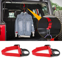 For Jeep Universal 2PCS Roll Bar Coat Hanger Clothes Hook RT-TCZ