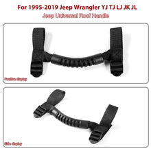For Jeep Universal 4-Door Top Roll Bar Grab Handles Grip Black RT-TCZ