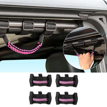 For Jeep Universal Top Roll Bar Paracord Grab Handles Grip Handle 4pcs RT-TCZ