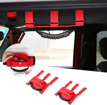 For Jeep Wrangler CJ YJ TJ JK JL &Gladiator JT Heavy Duty Roll Bar Grab Handles with Storage Bag RT-TCZ