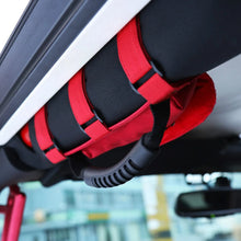 For Jeep Wrangler CJ YJ TJ JK JL &Gladiator JT Heavy Duty Roll Bar Grab Handles with Storage Bag RT-TCZ