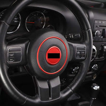 For Jeep Wrangler JK 07-18/Grand Cherokee 11-13 /Patriot 11-16 2X Steering Wheel Central Ring Trim RT-TCZ