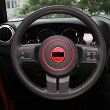 For Jeep Wrangler JK 07-18/Grand Cherokee 11-13 /Patriot 11-16 2X Steering Wheel Central Ring Trim RT-TCZ