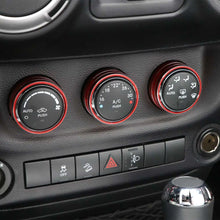 For Jeep Wrangler JK 11-18/ Compass Patriot 10-16 / Liberty 08-12 Air Conditioner Switch Knob Trim Ring RT-TCZ