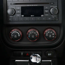 For Jeep Wrangler JK 11-18/ Compass Patriot 10-16 / Liberty 08-12 Air Conditioner Switch Knob Trim Ring RT-TCZ