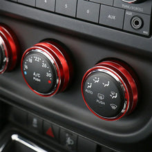 For Jeep Wrangler JK 11-18/ Compass Patriot 10-16 / Liberty 08-12 Air Conditioner Switch Knob Trim Ring RT-TCZ