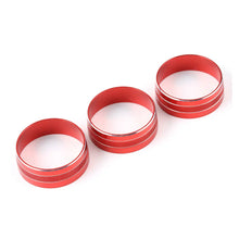 For Jeep Wrangler JK 11-18/ Compass Patriot 10-16 / Liberty 08-12 Air Conditioner Switch Knob Trim Ring RT-TCZ