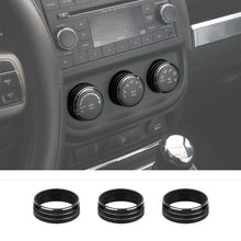 For Jeep Wrangler JK 11-18/ Compass Patriot 10-16 / Liberty 08-12 Air Conditioner Switch Knob Trim Ring RT-TCZ