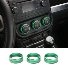 For Jeep Wrangler JK 11-18/ Compass Patriot 10-16 / Liberty 08-12 Air Conditioner Switch Knob Trim Ring RT-TCZ