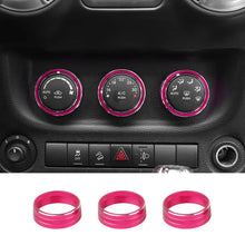 For Jeep Wrangler JK 11-18/ Compass Patriot 10-16 / Liberty 08-12 Air Conditioner Switch Knob Trim Ring RT-TCZ