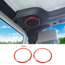 For Jeep Wrangler JK 2007-2014 Car Roof Sound Speaker Trim Ring Cover Bezel RT-TCZ